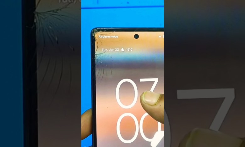 Google pixel 6a broken glass replacement #shorts Google pixel 6a broken glass replacement #shorts