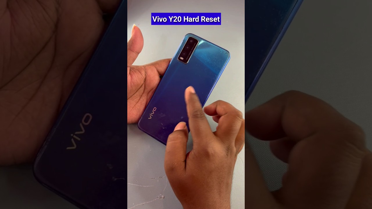 Vivo Y20 Hard Reset 2024 || How to lock Vivo phone Vivo Y20 Hard Reset 2024 || How to lock Vivo phone