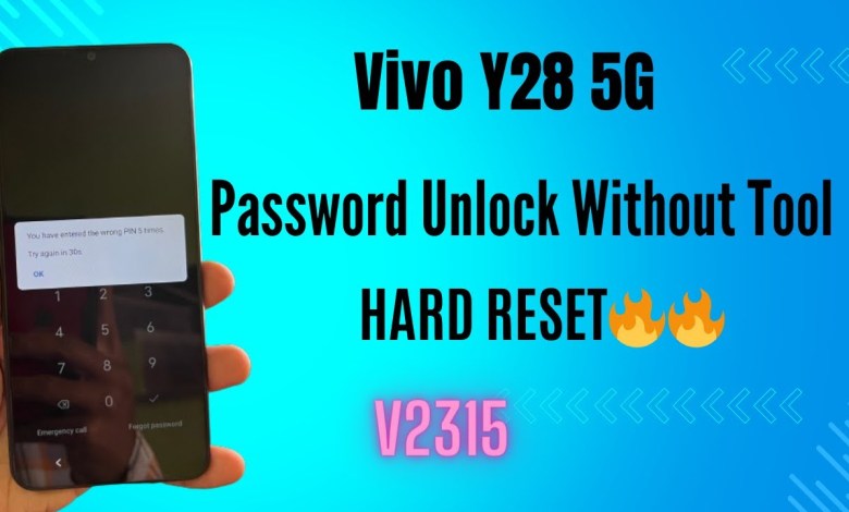 Vivo Y28 5G Hard Reset And Unlock Password|| How To Vivo Y28 5G Hard Reset And Unlock Password|| How To