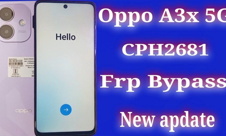 Oppo A3x 5G Frp Bypass || Oppo CPH2681 Frp Bypass || Oppo A3x 5G Frp Bypass || Oppo CPH2681 Frp Bypass ||