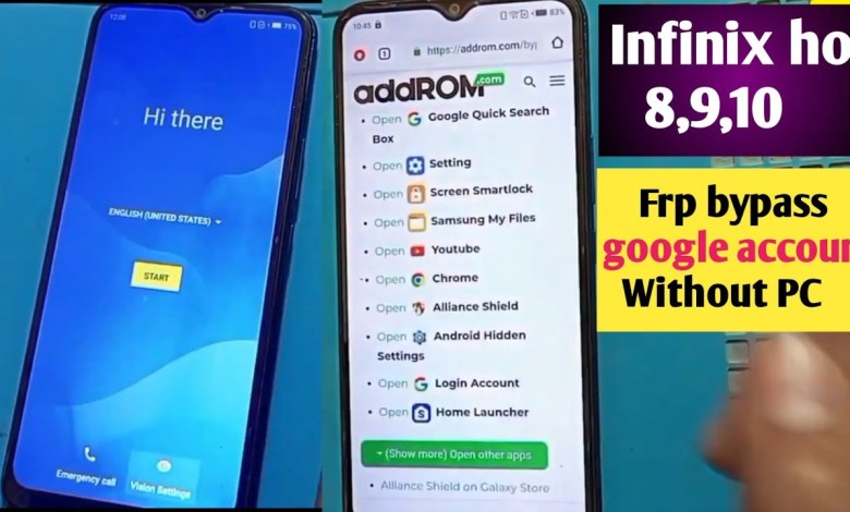Infinix Hot 8 x650 Frp Bypass | How to Remove Google Infinix Hot 8 x650 Frp Bypass | How to Remove Google