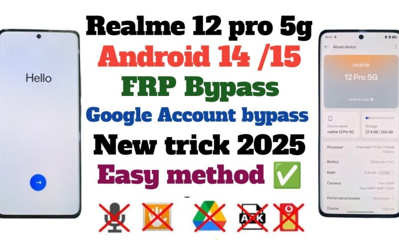 Unlocking Realme 12 Pro Plus 5G FRP | Android 15| Secret Bypass Technique Unlocking Realme 12 Pro Plus 5G FRP | Android 15| Secret Bypass Technique