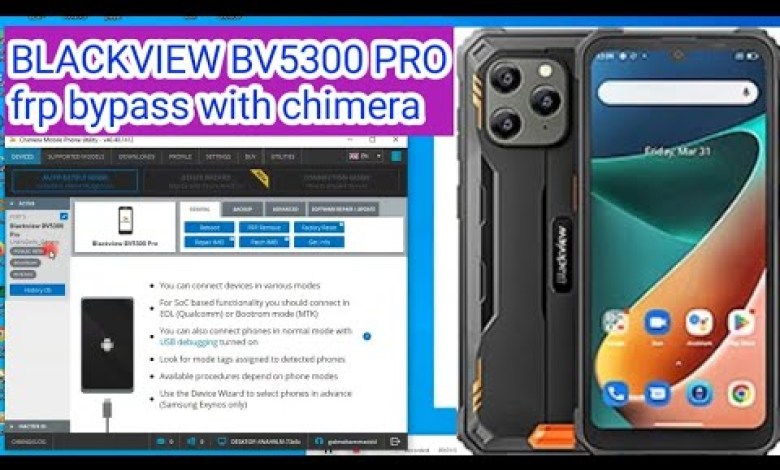 BLACKVIEW BV5300 PRO frp bypass with chimera BLACKVIEW BV5300 PRO frp bypass with chimera