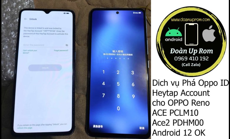 Oppo ID Heytap Account Breaking Service for OPPO Reno ACE Oppo ID Heytap Account Breaking Service for OPPO Reno ACE