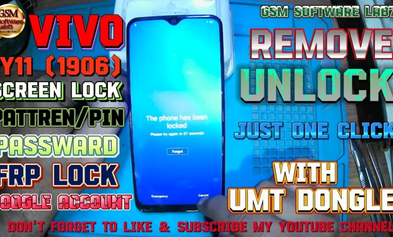 Vivo Y11 (1906) Pin pattern Password lock Frp unlock by Vivo Y11 (1906) Pin pattern Password lock Frp unlock by