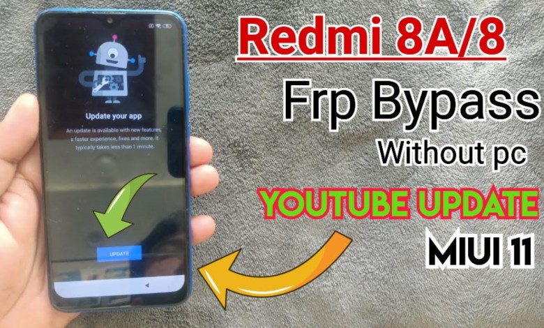 Redmi 8A Frp bypass YouTube update | Redmi 8/8A Google Redmi 8A Frp bypass YouTube update | Redmi 8/8A Google