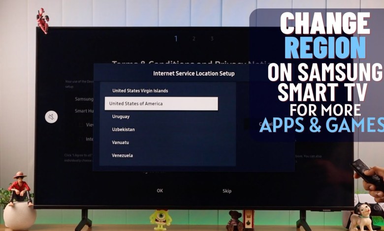 Change Samsung Smart TV Region For More Apps & Change Samsung Smart TV Region For More Apps &