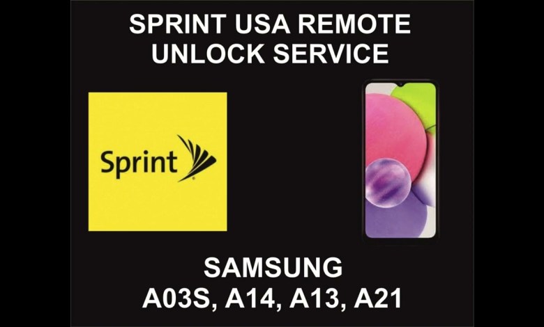 Sprint USA Samsung Unlock Service, A03S, A14, A13, A21 Sprint USA Samsung Unlock Service, A03S, A14, A13, A21