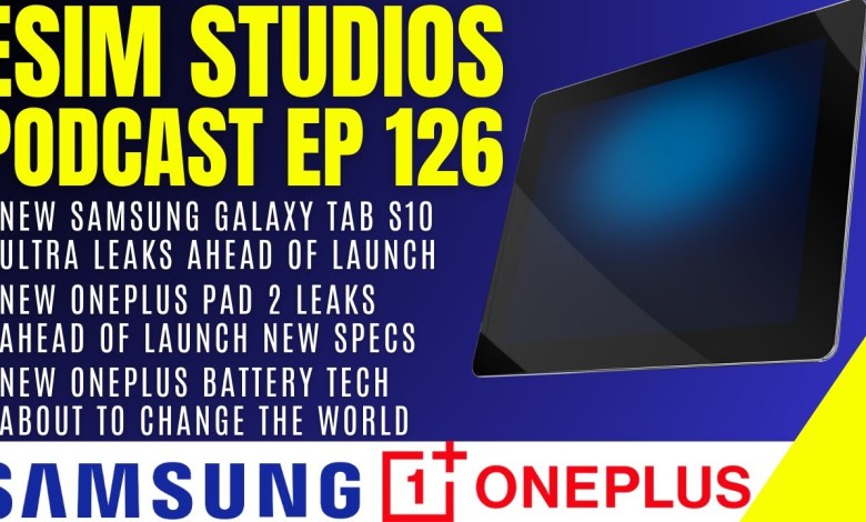 eSIM STUDIOS Podcast Ep 126 | Galaxy Tab S10 Ultra | eSIM STUDIOS Podcast Ep 126 | Galaxy Tab S10 Ultra |