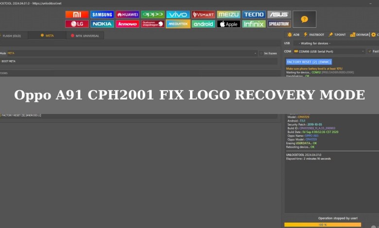 OPPO A91 CPH2001 FIX LOGO RECOVERY MODE OPPO A91 CPH2001 FIX LOGO RECOVERY MODE