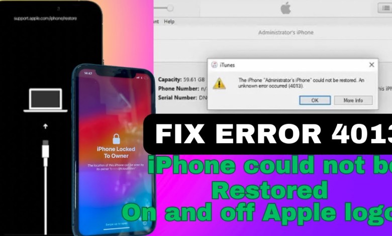 The iPhone Phone could not be restored. An unknown The iPhone Phone could not be restored. An unknown