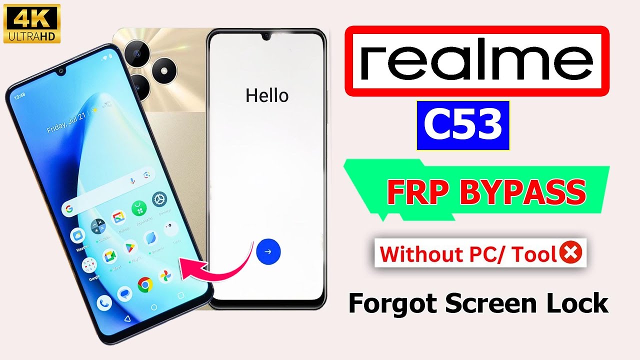 Realme C53 Frp Bypass Android 14 Without Computer Realme C53 Frp Bypass Android 14 Without Computer