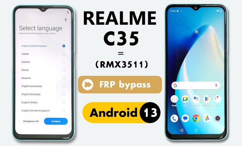 Realme C35 Frp/Google Account Bypass Android 13 | Realme C35 Frp/Google Account Bypass Android 13 |