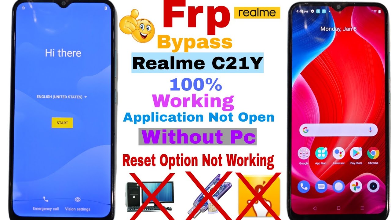 Realme C21Y FRP Bypass Android 11| New Security | Realme C21Y FRP Bypass Android 11| New Security |