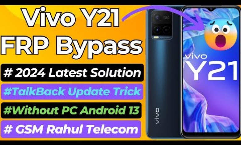 Vivo Y21 Frp Bypass Android 13 New Security 2024 | Vivo Vivo Y21 Frp Bypass Android 13 New Security 2024 | Vivo