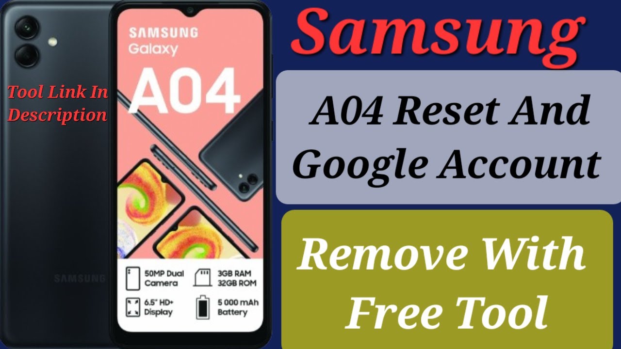 All Samsung Free Tool||A04 Reset||Google Account All Samsung Free Tool||A04 Reset||Google Account