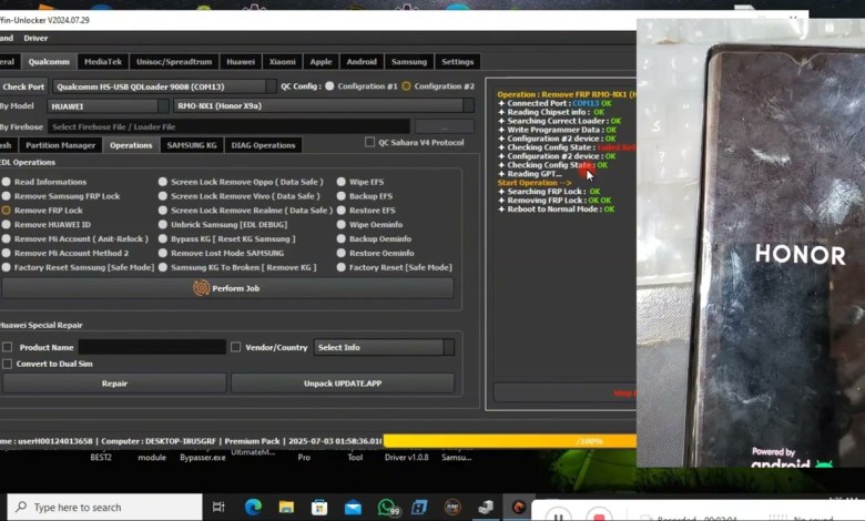 Bypass FRP Huawei ROM-NX1 Android 12 Done By Griffin Bypass FRP Huawei ROM-NX1 Android 12 Done By Griffin