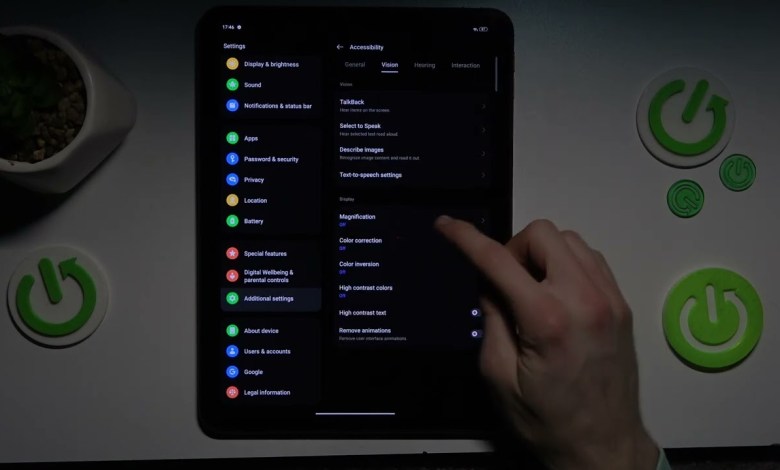 How To Add Remove Magnification In OPPO Pad Neo How To Add Remove Magnification In OPPO Pad Neo