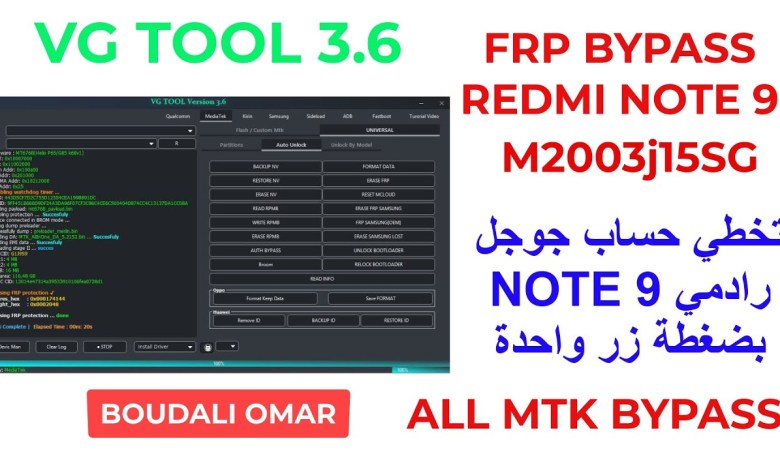 redmi note 9 frp bypass unlock google accounte VG TOOL redmi note 9 frp bypass unlock google accounte VG TOOL