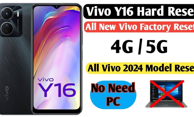How to Hard Reset Vivo Y16 | How to Unlock Pin, Pattern How to Hard Reset Vivo Y16 | How to Unlock Pin, Pattern