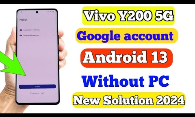 Vivo Y200 5G FRP Bypass Android 13 _ New Trick _ Vivo Vivo Y200 5G FRP Bypass Android 13 _ New Trick _ Vivo