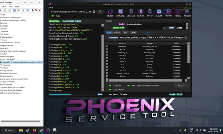 Redmi A3 Blue MTK V5 Flashing FRP Done By Phoenix Redmi A3 Blue MTK V5 Flashing FRP Done By Phoenix