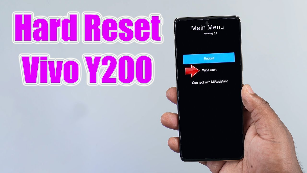 Hard Reset Vivo Y200 | Factory Reset Remove Hard Reset Vivo Y200 | Factory Reset Remove