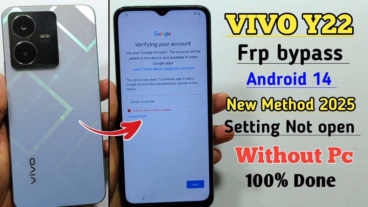Unlocking Secrets: Bypass FRP on Vivo Y22 with Android 14 – Discover the Hidden Method! Unlocking Secrets: Bypass FRP on Vivo Y22 with Android 14 – Discover the Hidden Method!