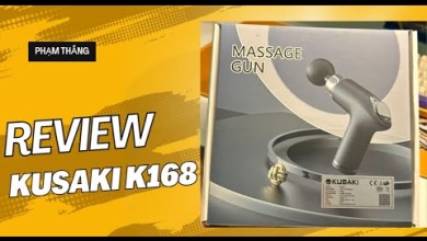 Review Máy Massage GUN KUSAKI K168 Review Máy Massage GUN KUSAKI K168