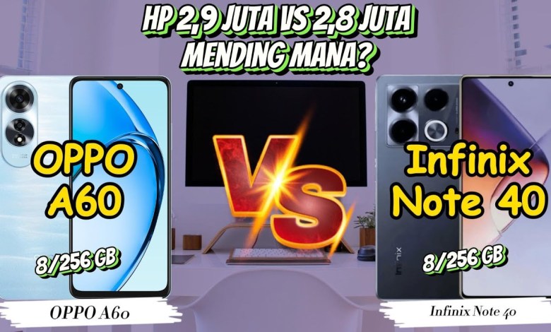 OPPO A60 vs Infinix Note 40 OPPO A60 vs Infinix Note 40