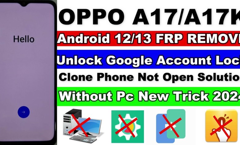 Bypass Google Account Lock On Oppo A17k Without Pc! Bypass Google Account Lock On Oppo A17k Without Pc!