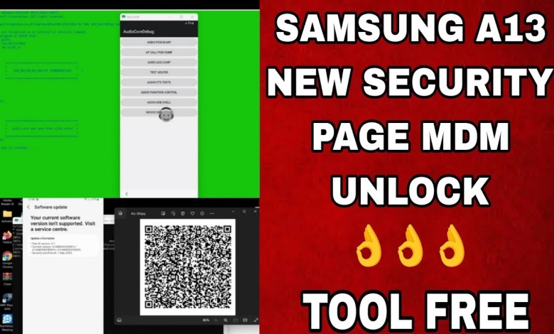 Samsung A13,A14 A135F,A145F MDM KG Permanent QR code Samsung A13,A14 A135F,A145F MDM KG Permanent QR code