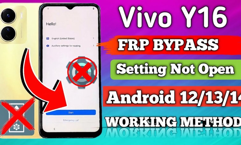Unlock Vivo Y16 FRP with a new method using Activity Launcher? Unlock Vivo Y16 FRP with a new method using Activity Launcher?
