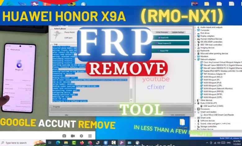 Huawei Honor X9a (RMO-NX1) Frp Bypass huawei tool- Huawei Honor X9a (RMO-NX1) Frp Bypass huawei tool-