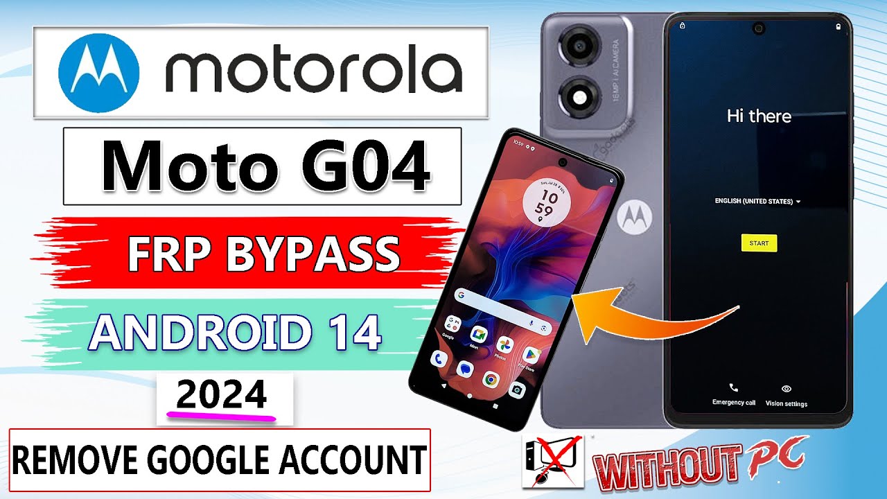 Motorola/ Moto G04 Frp Bypass Android 14 Without Pc Motorola/ Moto G04 Frp Bypass Android 14 Without Pc