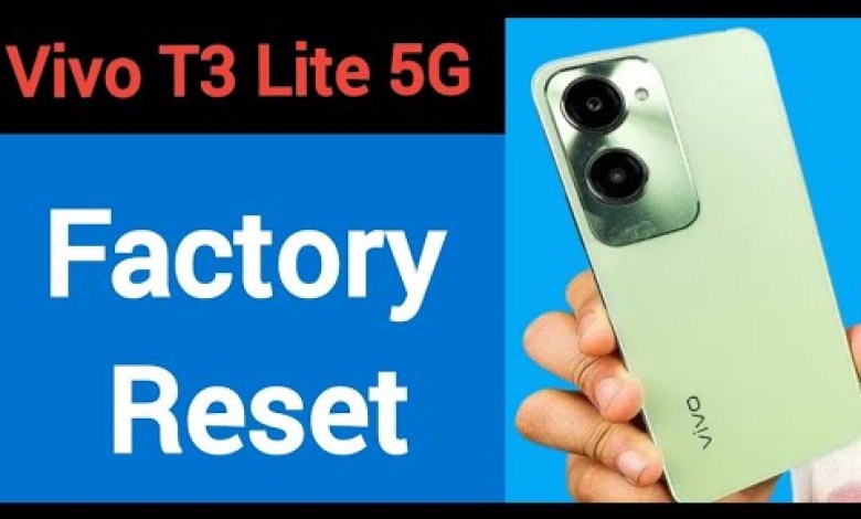 Vivo T3 Lite 5G me factory reset kaise karen, how to Vivo T3 Lite 5G me factory reset kaise karen, how to