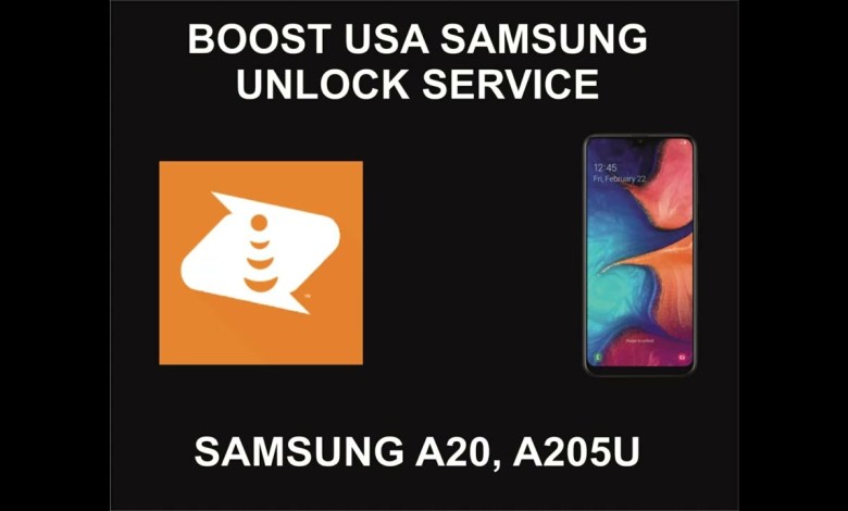 Boost USA Samsung Unlock Service, Samsung A20, A205U Boost USA Samsung Unlock Service, Samsung A20, A205U