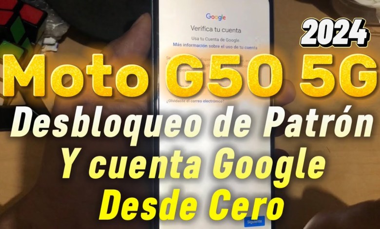 Quitar cuenta google y patrón moto g50 desde cero!! Quitar cuenta google y patrón moto g50 desde cero!!