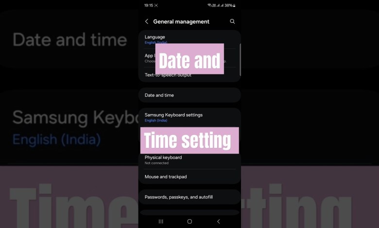 How to set Date and Time of Samsung galaxy Mobile How to set Date and Time of Samsung galaxy Mobile