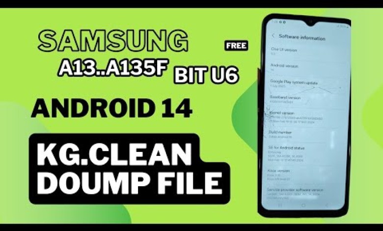 Samsung A13_A135F.Bit..U6,OS.14-KG Clean Dump File Dead Samsung A13_A135F.Bit..U6,OS.14-KG Clean Dump File Dead