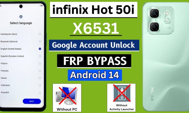 Unlock Infinix Hot 50i (X6531) FRP Without PC – Learn How! Unlock Infinix Hot 50i (X6531) FRP Without PC – Learn How!