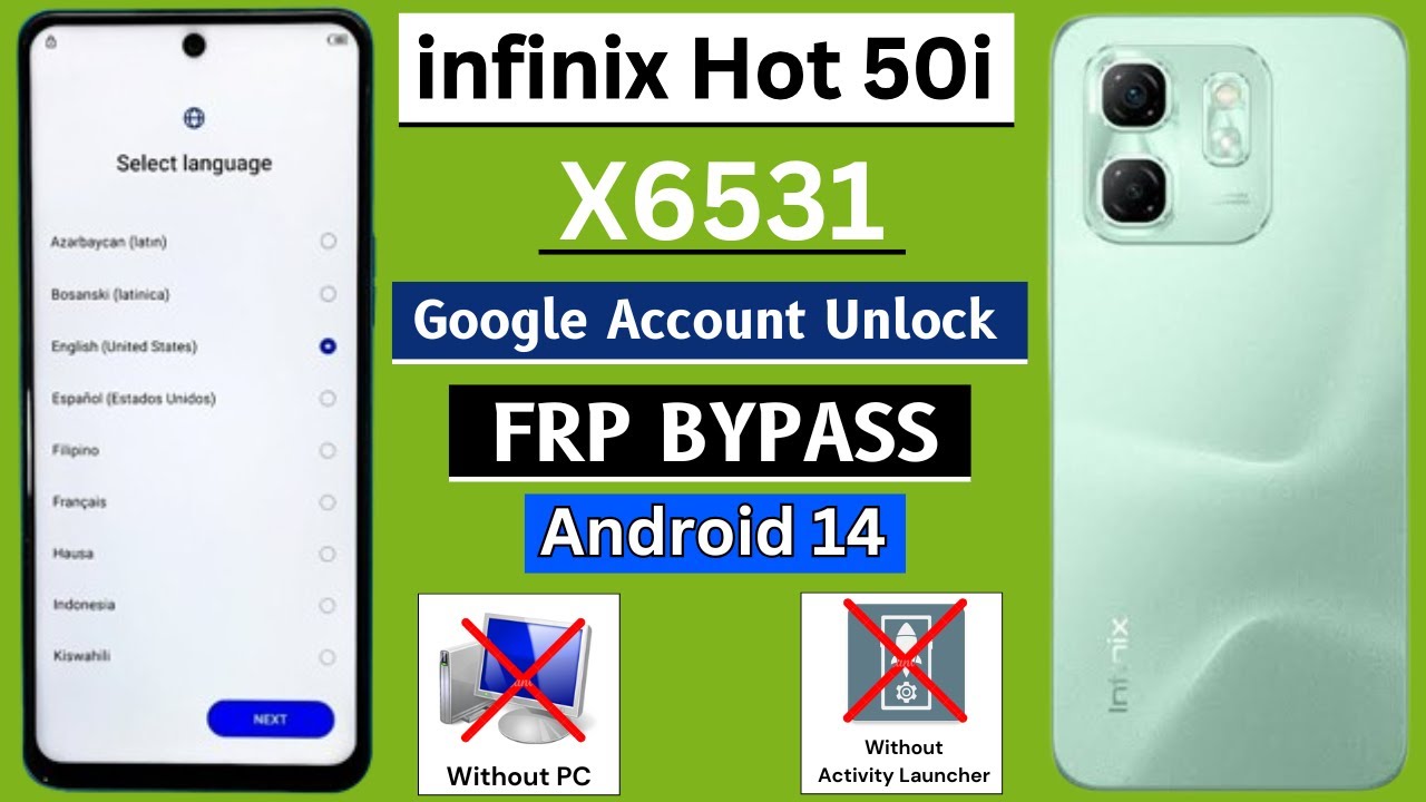 Unlock Infinix Hot 50i (X6531) FRP Without PC – Learn How! Unlock Infinix Hot 50i (X6531) FRP Without PC – Learn How!