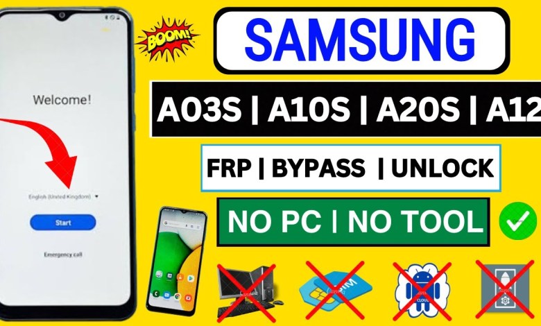 All Samsung A03s/A10s/A20s/A12 Frp Bypass | All All Samsung A03s/A10s/A20s/A12 Frp Bypass | All