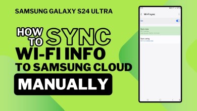 Samsung Galaxy S24 Ultra : How to manually sync Samsung Galaxy S24 Ultra : How to manually sync
