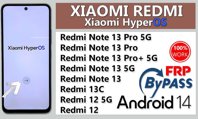Xiaomi HyperOS FRP Bypass Android 14/Reset Google Xiaomi HyperOS FRP Bypass Android 14/Reset Google