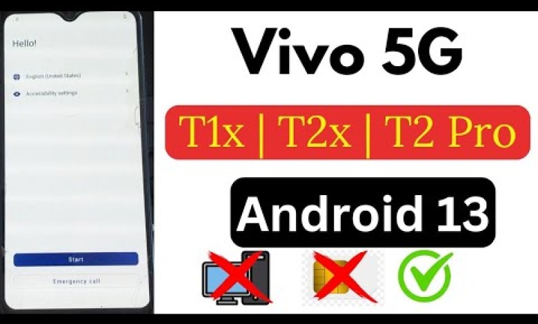Vivo T1X Bypass Android 13 | New Security Without Pc | Vivo T1X Bypass Android 13 | New Security Without Pc |