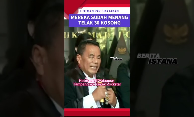 Hotman Paris Says They Have Won 30 Hands Down Hotman Paris Says They Have Won 30 Hands Down