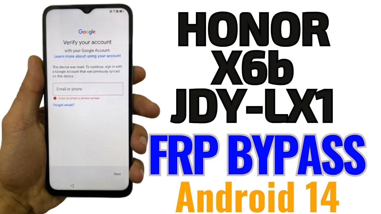 HONOR X6b FRP Bypass Without Testpoint – The Easiest HONOR X6b FRP Bypass Without Testpoint – The Easiest