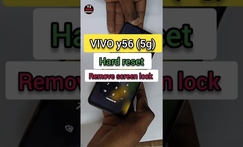 Vivo y56 5g hard reset remove screen lock #techunlock Vivo y56 5g hard reset remove screen lock #techunlock