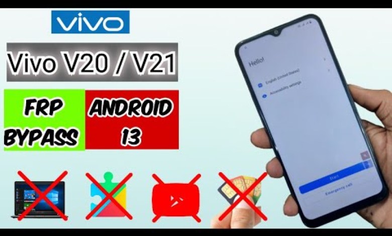Vivo V20 / V21 Android 13 FRP Bypass without PC | All Vivo V20 / V21 Android 13 FRP Bypass without PC | All
